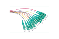 Set 12 pigtail-uri colorate LC/APC MM OM3 1.5M