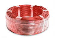 Microtub Direct Ingropabil 14/10 Rosu Cu Fir De Tragere(100M)