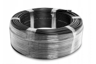 Microtub Direct Ingropabil 12/8 Negru Cu Fir De Tragere (200M)