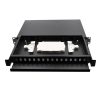 Patchpanel 24 porturi negru neechipat