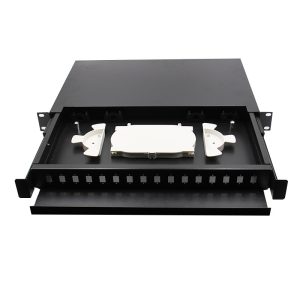 Patchpanel 24 porturi negru neechipat