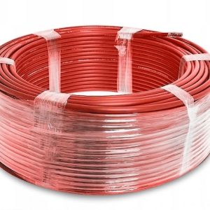 Microtub Direct Ingropabil 14/10 Rosu Cu Fir De Tragere(1000M)