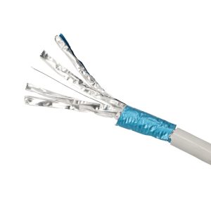 Cablu FTP CAT6A Cupru 0.56 diametru PVC rola 305M (Gri)