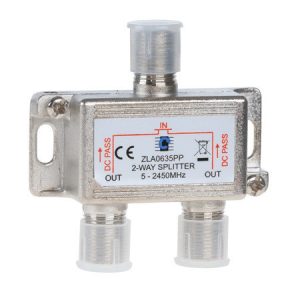 Spliter CATV 5-2450MHz power pass Telix 2 iesiri