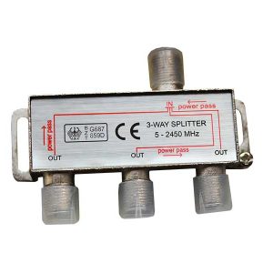 Spliter CATV 5-2450MHz power pass Telix 3 iesiri