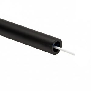 Microtub Direct Ingropabil 7/4 Negru Cu Fir De Tragere (3000m)