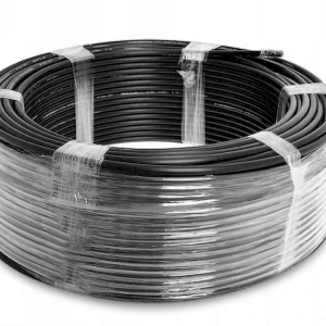 Microtub Direct Ingropabil 10/8 Negru Cu Fir De Tragere (200M)