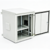 Rack de exterior 12U 19" 600x600mm IP56 2 ventilatoare cu termostat Telix