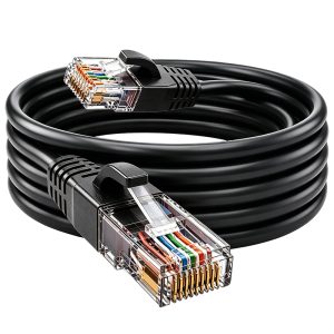 Patchcord cupru CAT7 S/FTP 10M 20G Negru