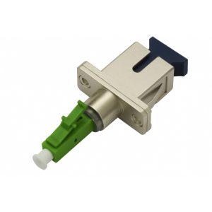 Adaptor fibra optica mama SC/APC-LC/APC tata SM