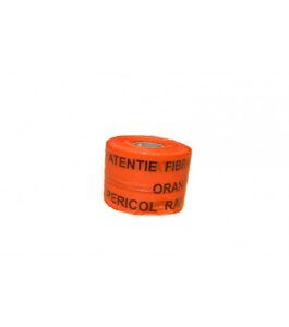 Banda Avertizare Fibra Optica 150mm x 250ml x  fir inox 0.5mm