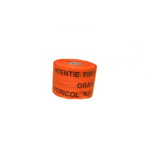 Banda Avertizare Fibra Optica 150mm x 250ml x fir inox 0.5mm