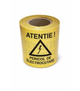 Banda Avertizare Tensiune Electrica 150mm x500ml