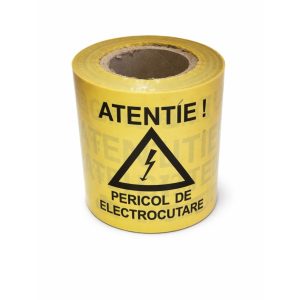 Banda Avertizare Tensiune Electrica 250mm x500ml