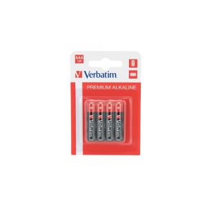 BATERIE VERBATIM AAA (R3), 1.5V alcalina, 4 buc., "49920"