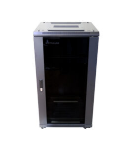 Cabinet rack 27u 600x600 de podea Negru