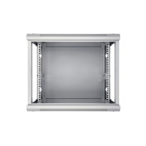 Cabinet rack 9U 600x600 gri, montaj pe perete