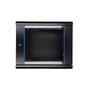 Cabinet rack 9u 600x600 Negru, montaj pe perete