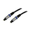 CABLU audio LOGILINK Toslink Optic (T/T)(pt. conexiune optica intre BLU-Ray si echipamentul audio), 1.5m, premium, black, "CAB11