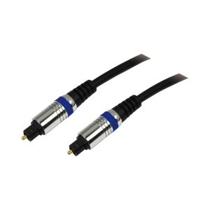 CABLU audio LOGILINK Toslink Optic (T/T)(pt. conexiune optica intre BLU-Ray si echipamentul audio), 1.5m, premium, black, "CAB11
