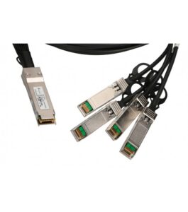 Cablu DAC QSFP+, 40Gbps to 4x 10Gbps 3m, 30AWG