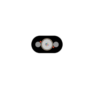Cablu fibra optica Drop-Flat LT 12/M12 G.652D 2SFRP NA SJ HDPE 1kN D6.2x3.5