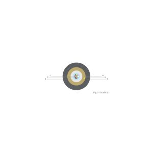 Cablu Fibra Optica Multimode OM3 12 Fire 1.35Kn TELIX