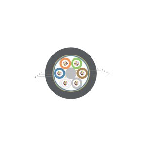 Cablu Fibra Optica Multimode OM3 48 Fire 4Tub x 12F 4.5Kn TELIX