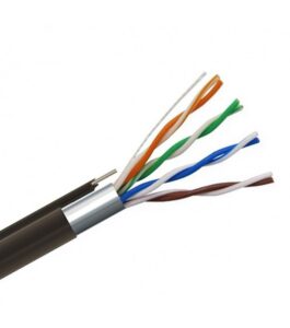 Cablu FTP CAT5E Cu Sufa 0.47mm Cupru Tambur 305m