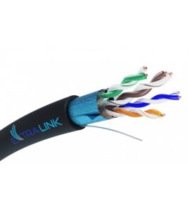 Cablu FTP Cat5e Extralink, 100m