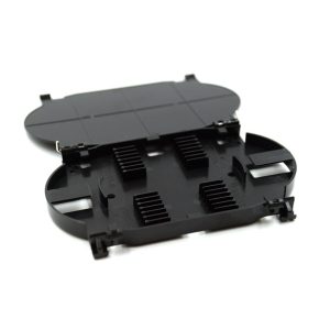 Caseta neagra 24 suduri fibra optica cu capac ABS