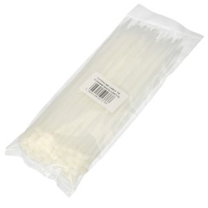 Coliere Plastic (250 X 5 Mm, 100 Buc/Punga) Culoare Alba