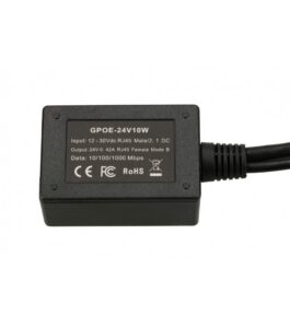Injector POE 1 port gigabit cu inverter de la 12v la 24v