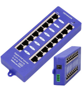 Injector POE 8 Port/ 8 x 1000Mb/s Rj45 Mode B
