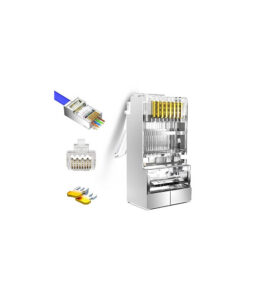 Mufa Rj45 S/FTP Cat6A  Pass Trough 100 Buc