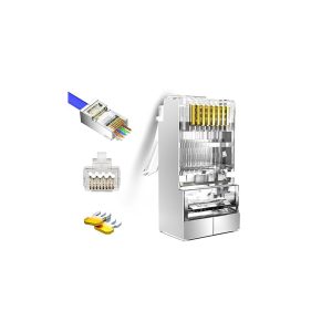 Mufa Rj45 S/FTP Cat6A  Pass Trough 100 Buc