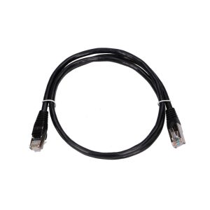 Patchcord CAT5E FTP Negru 1M