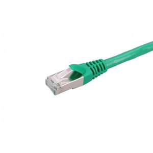 Patchcord cupru CAT6 FTP 0.5M Gigabit Verde