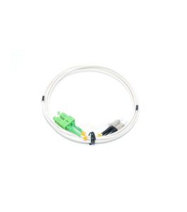 Patchcord Fibra Optica SC/APC-FC/UPC 3mm 1M Alb Duplex
