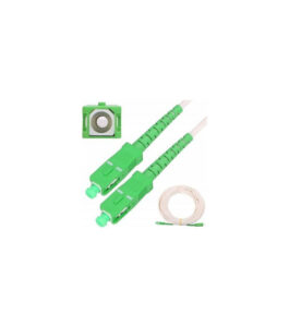 Patchcord SC/APC-SC/APC SM  3.0mm culoare alba Telix 10M