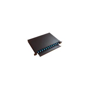 Patchpanel 12 porturi LC/UPC duplex complet echipat ( 24 fibre )