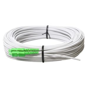 Pigtail FTTH de Interior Alb cu Conector SC/APC 15M DUPLEX