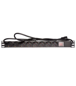Priza rack PDU 8 porturi 19 inch, 1U cu intrerupator