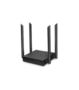 ROUTER TP-LINK wireless 1200Mbps, MU-MIMO, 4 porturi Gigabit, 4 antene externe, Dual Band AC1200 "Archer C64"