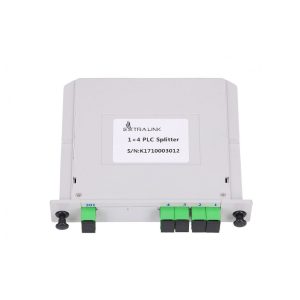 Spliter optic 1x4 cu conectori SC/APC tip caseta