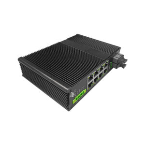 Switch Industrial 8 Porturi Rj45 Gigabit + 2 Porturi duble SC Gigabit 20km OFS-IGSF2T8-20