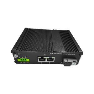 Switch Industrial POE 2 Porturi Rj45 100Mb + 1 Port Optic tip B 100Mb OFS-PE-ISF1T2-20B