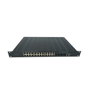 Switch Industrial POE 24 Porturi Gigabit + 4 Porturi SFP+ 10Gb cu Management L3