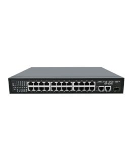 Switch POE 24FE + 2GE + 1SFP uplink