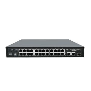 Switch POE 24FE + 2GE + 1SFP uplink
